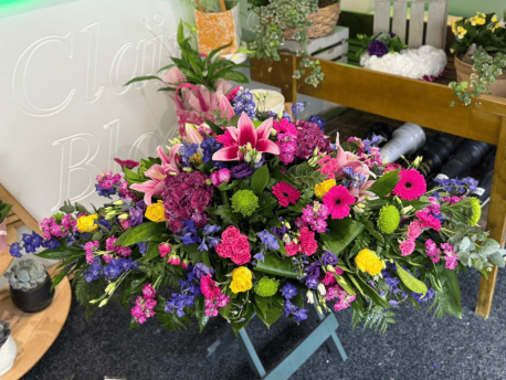 Vibrant Casket Spray