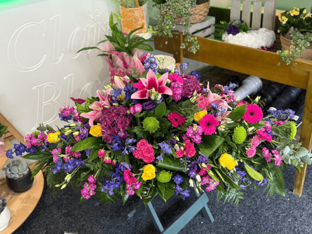 Vibrant Casket Spray