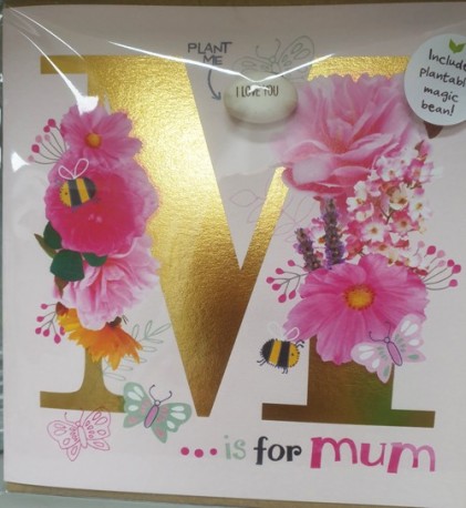 M is for Mum Card